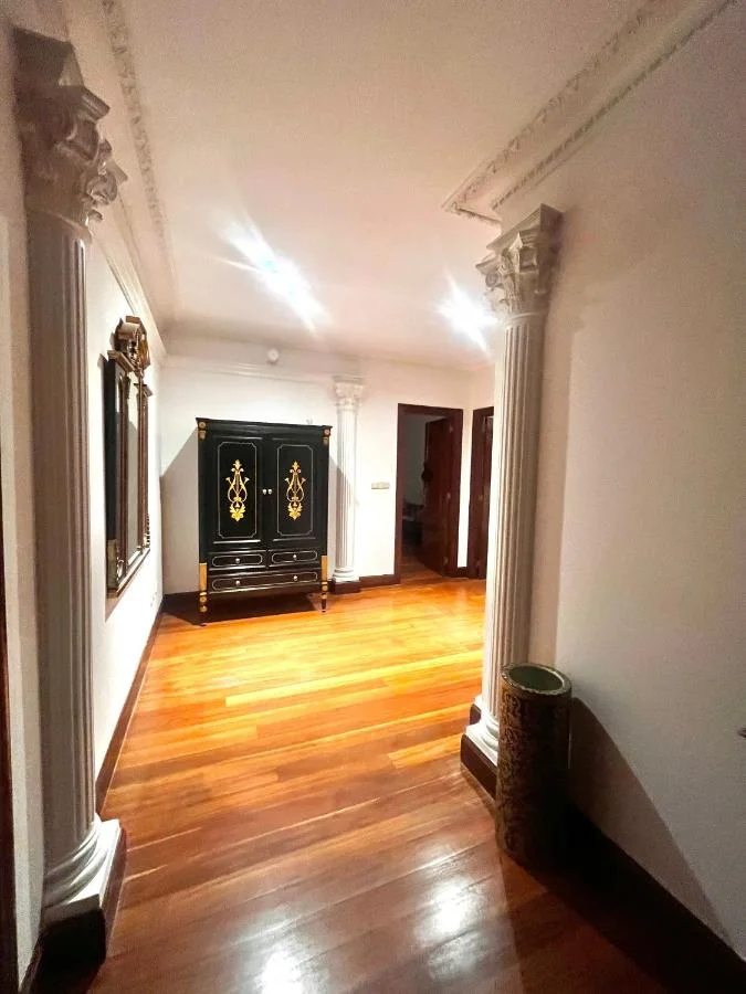 El pasillo del piso